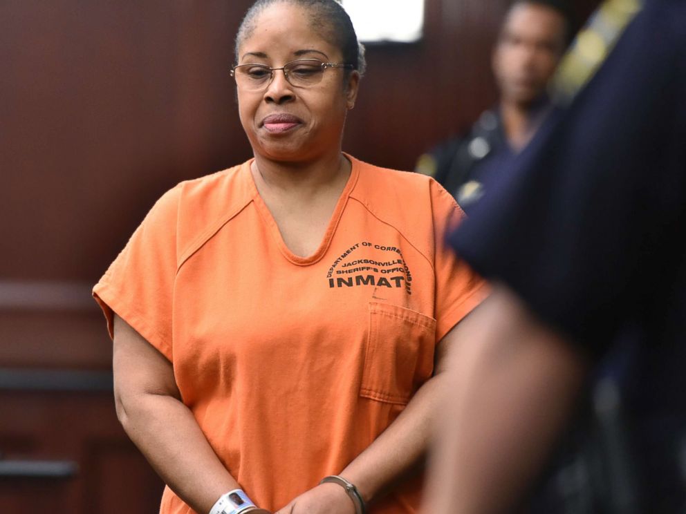 PHOTO: Gloria Williams enters the courtroom for her sentencing in the kidnapping of newborn Kamiyah Mobley, June 8, 2018 at the Duval County Courthouse in Jacksonville, Fla.