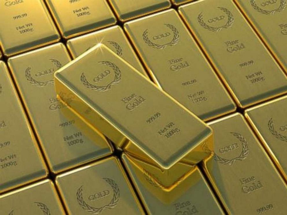 Gold bars are pictured in this undated stock photo.
