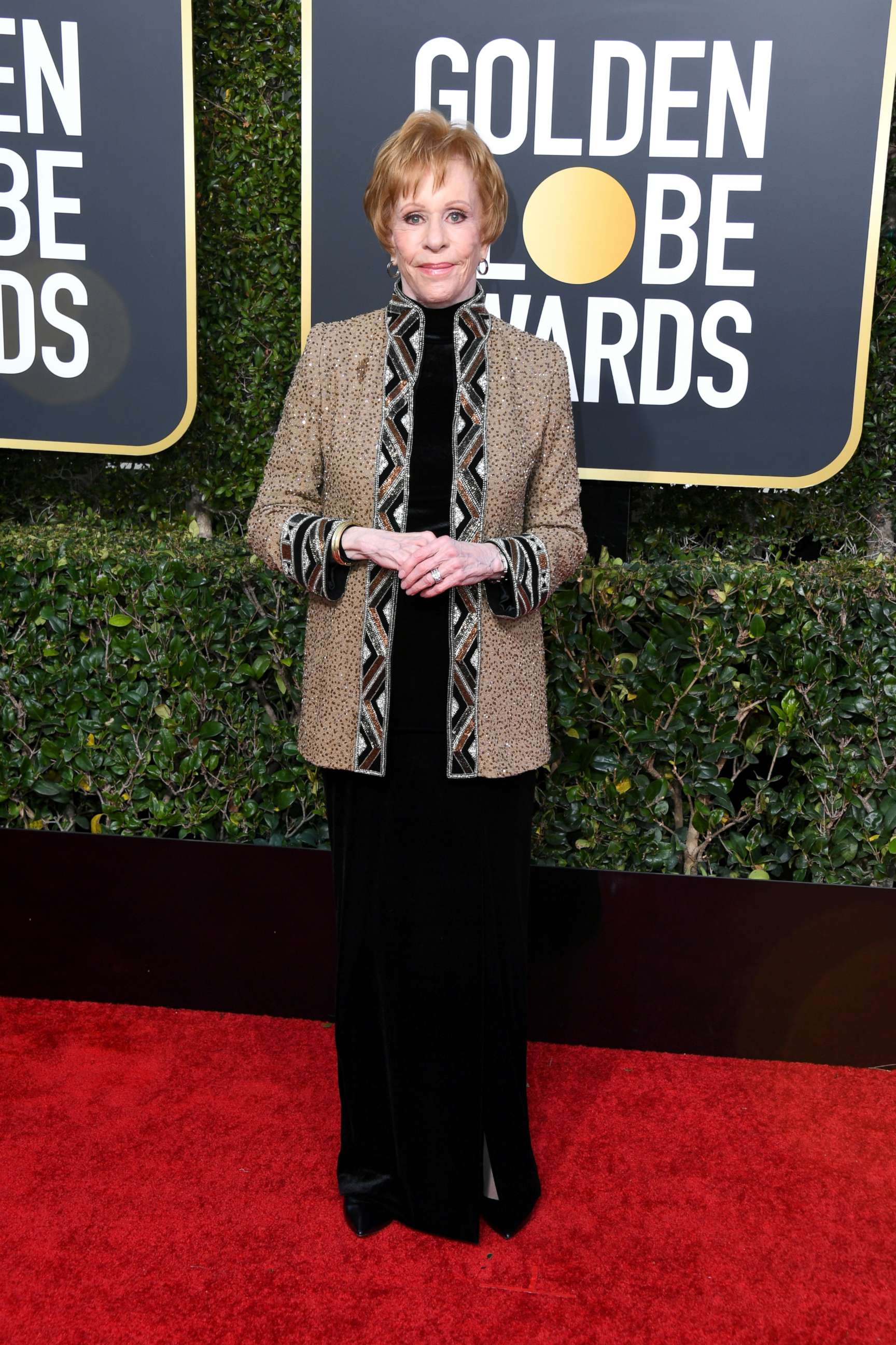 PHOTO: Carol Burnett attends the 76th annual Golden Globe awards at the Beverly Hilton Hotel, Jan. 6, 2019 in Beverly Hills, Calif.
