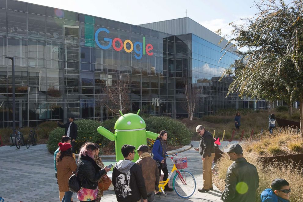 PHOTO: Google headquarters in Mountain View, Calif., Dec. 31, 2016. 