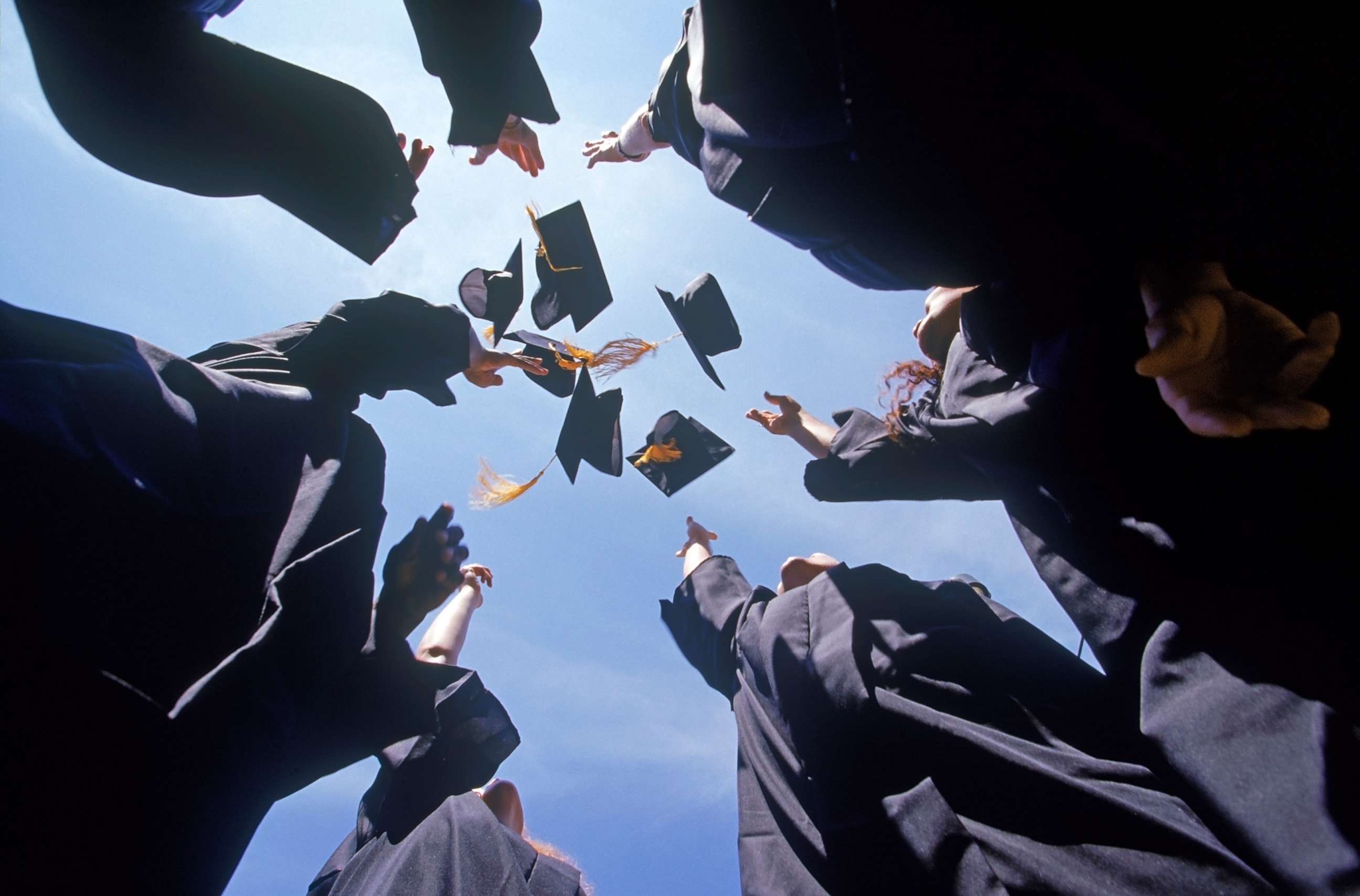 PHOTO: High school students graduate in this undated stock image.