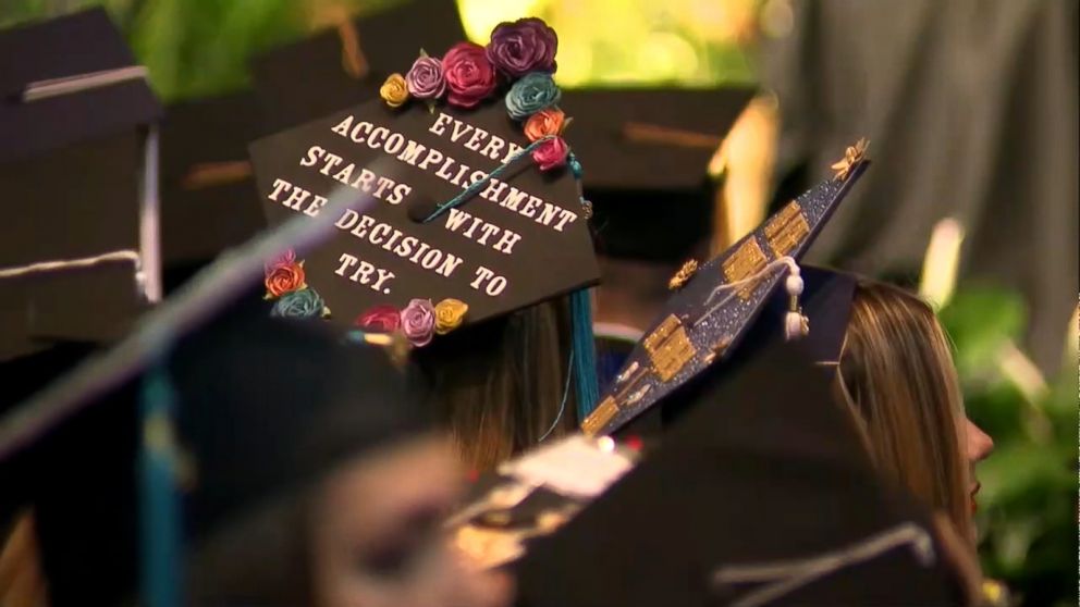 PHOTO: Gigi Bolt received her master’s degree in public administration from Florida International University, while her daughter, Katherine Bolt, graduated from the same school with a bachelor's degree in political science, May 2, 2018. 