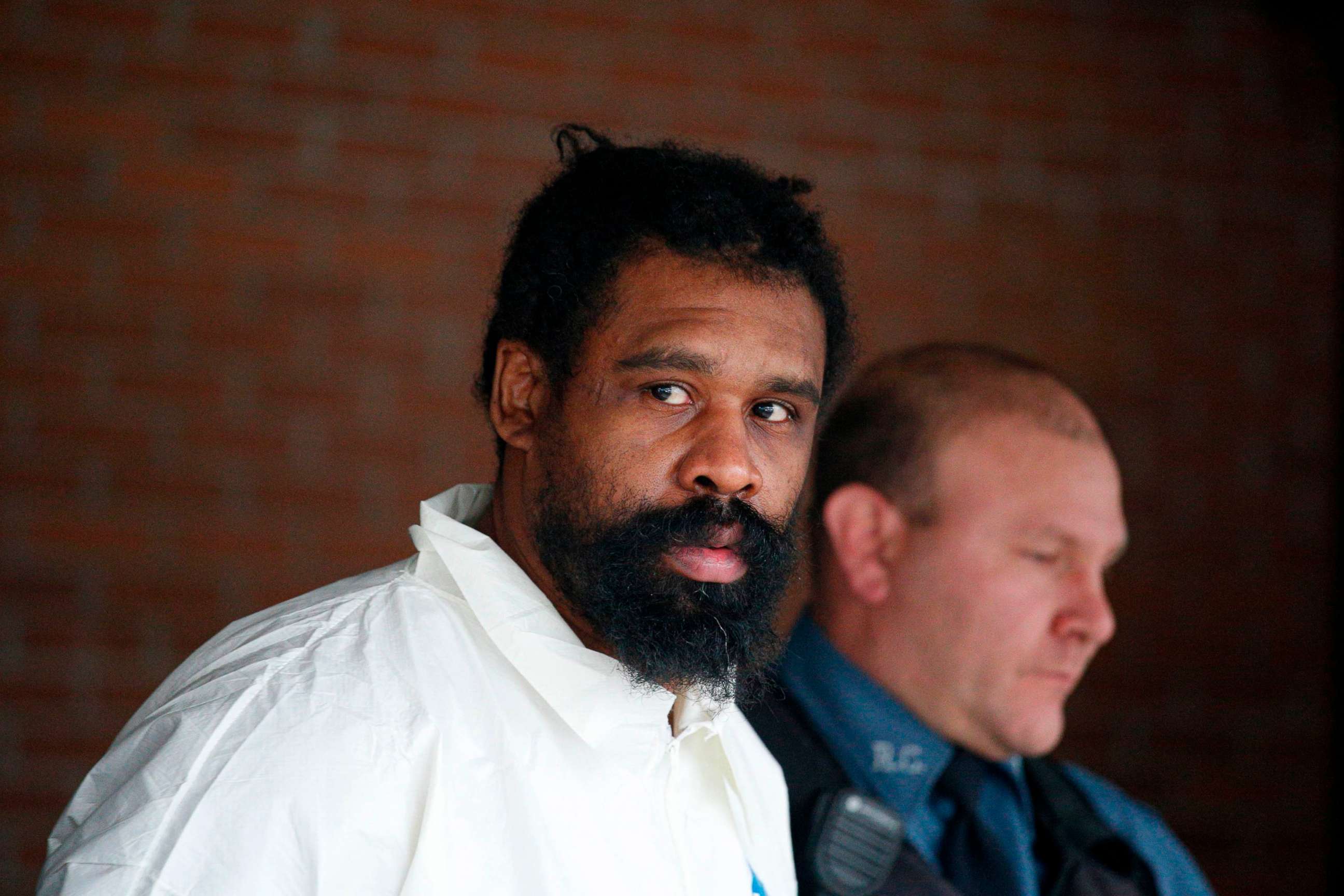 PHOTO: Suspect in Hanukkah celebration stabbings Thomas Grafton, leaves the Ramapo Town Hall in Ramapo Town Hall in  Airmont, N.Y., Dec. 29, 2019.