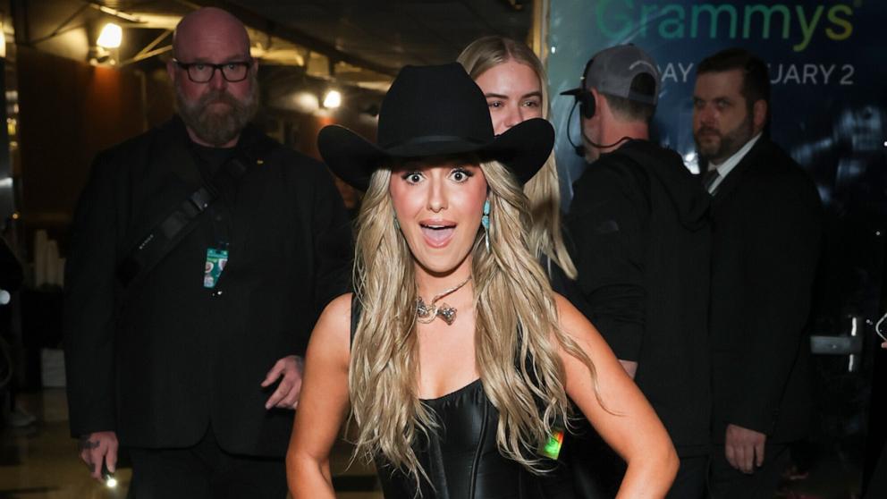 PHOTO: Lainey Wilson backstage at the 67th Annual GRAMMY Awards, Feb. 2, 2025 in Los Angeles.