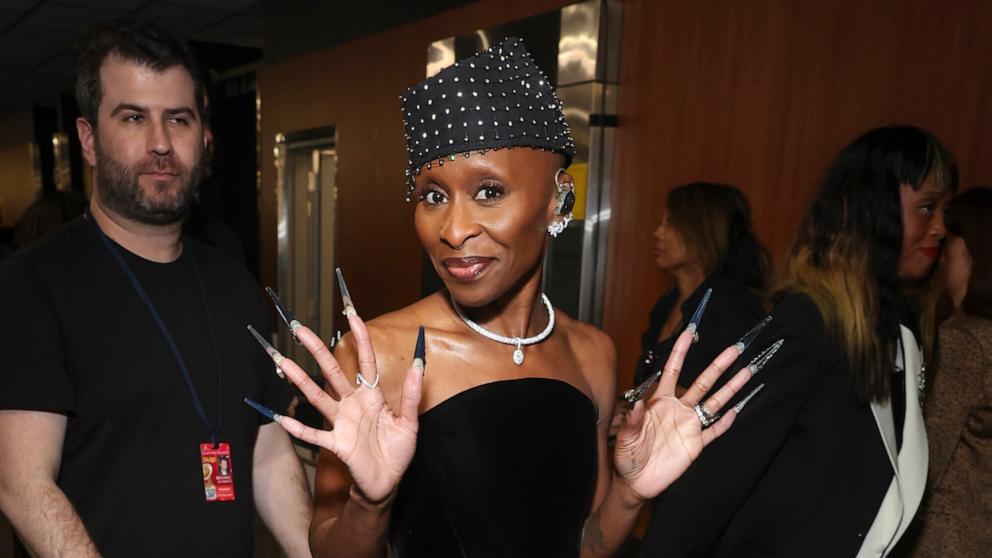 PHOTO: Cynthia Erivo backstage at the 67th Annual GRAMMY Awards, Feb. 2, 2025 in Los Angeles.