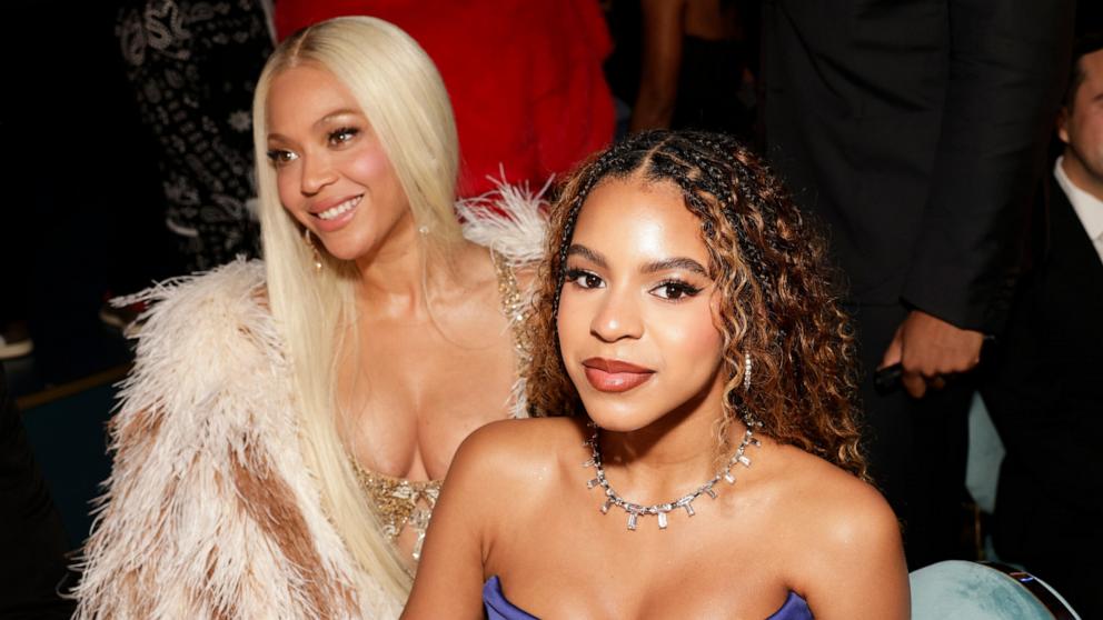 PHOTO: Beyonce and her daughter Blue Ivy Carter attend the 67th Annual GRAMMY Awards, Feb. 2, 2025, in Los Angeles.