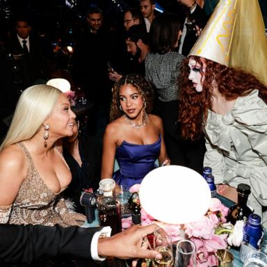 PHOTO: Beyonce, Blue Ivy Carter, and Chappell Roan attend the 67th Annual Grammy Awards in Los Angeles, Feb. 2, 2025.