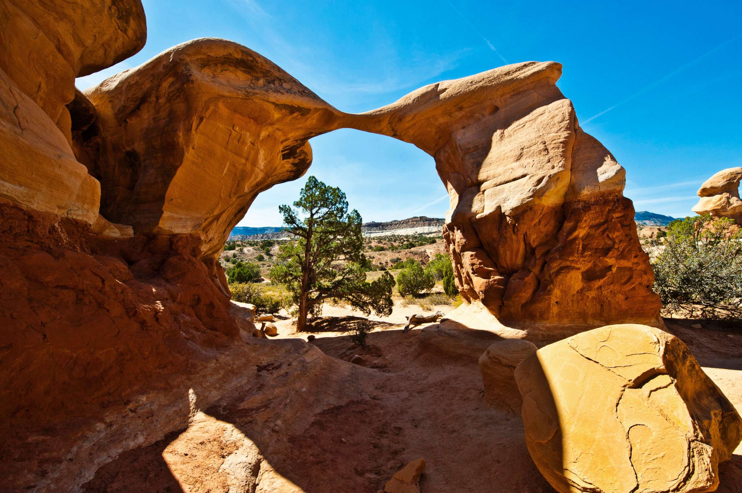 PHOTO: Metate Arch near Hold in the rock road in Grand Staircase, Escalante, Utah. 