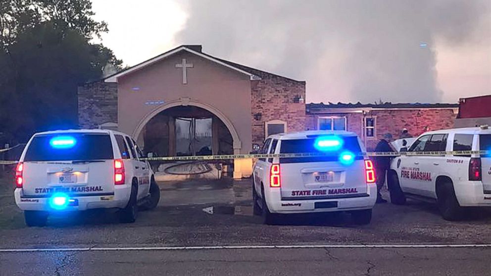 PHOTO: Greater Union Baptist Church, pictured here, is part of an ongoing investigation into a series of church fires in Louisiana.
