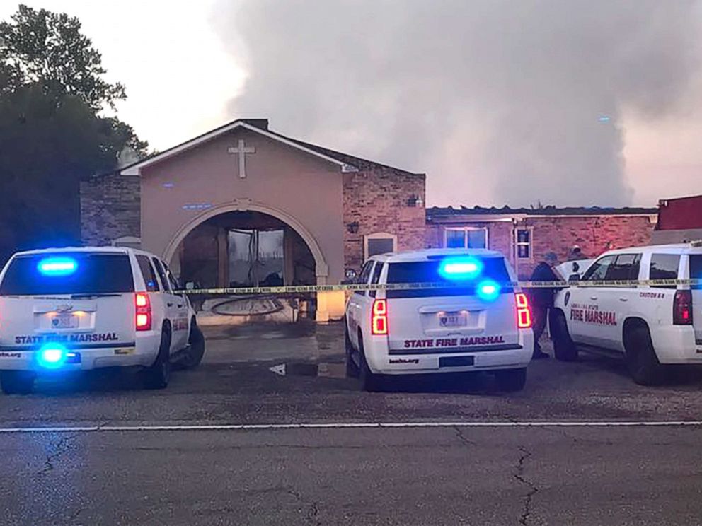 PHOTO: Greater Union Baptist Church, pictured here, is part of an ongoing investigation into a series of church fires in Louisiana.  
