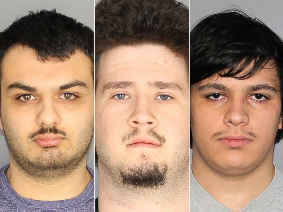 PHOTO: Vincent Vetromile, Brian Colaneri, Andrew Crysel, and a fourth teenager (not pictured) were arrested in January for allegedly plotting an attack on Muslims in upstate New York.