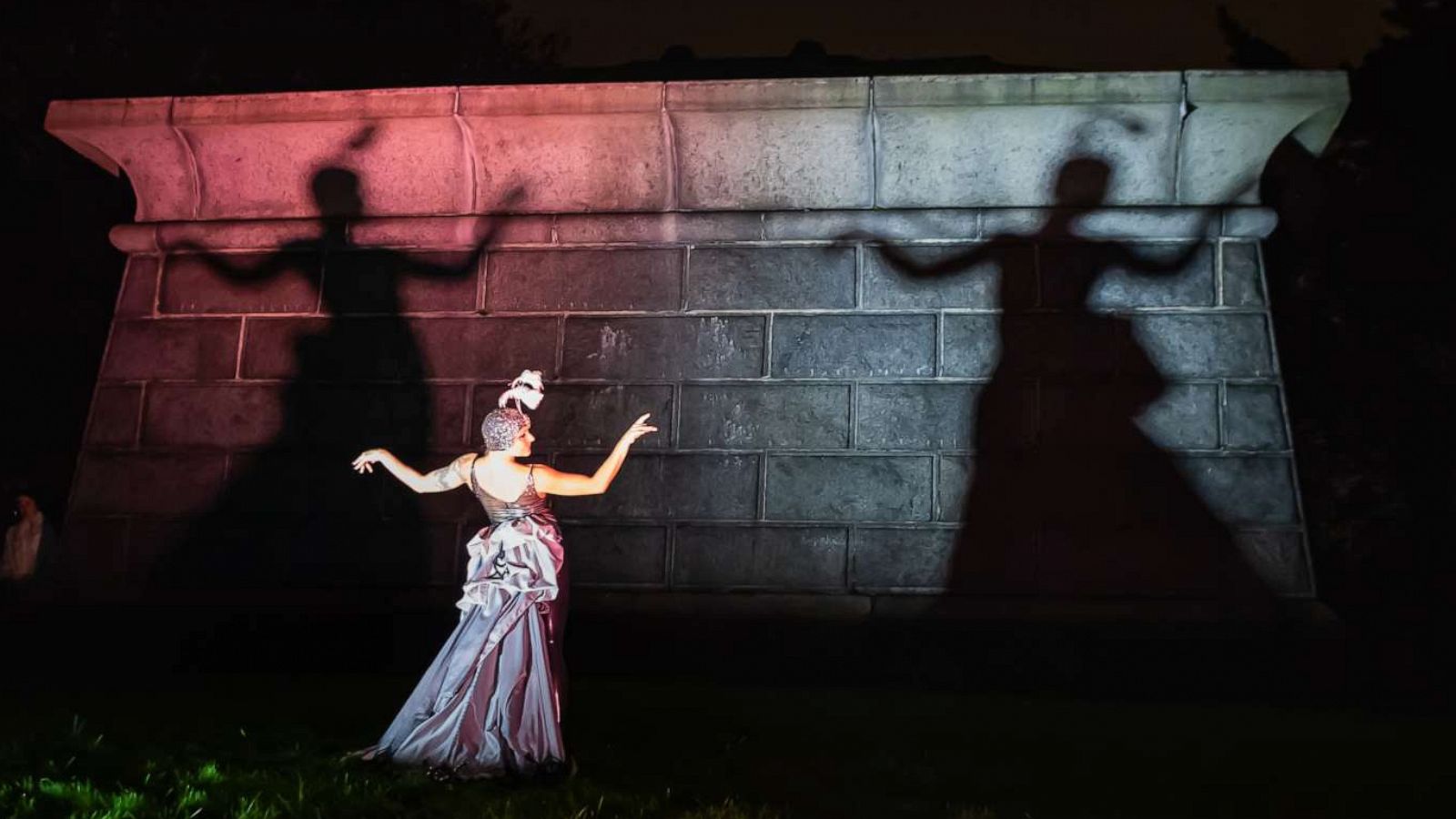 Artists take over Green-Wood Cemetery in Brooklyn for 'Nightfall