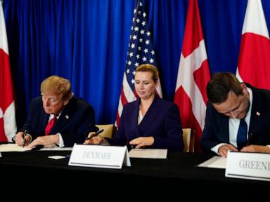 Trump signs agreement with Greenland and Denmark, but isn't 'complete' change