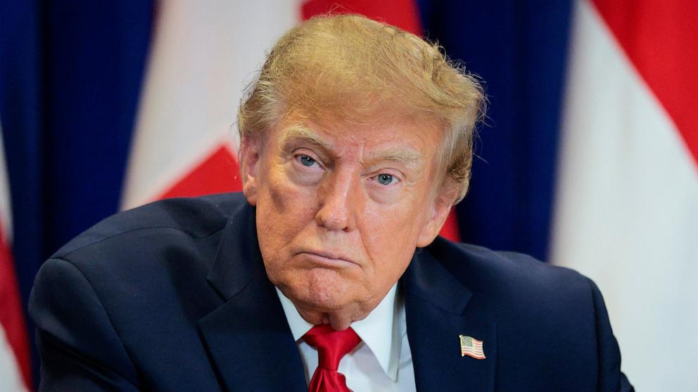 PHOTO: President Donald Trump attends the signing of a security pact between the U.S., Denmark, and Greenland during the 81st session of the United Nations General Assembly at U.N. Headquarters, September 22, 2026 in New York City.