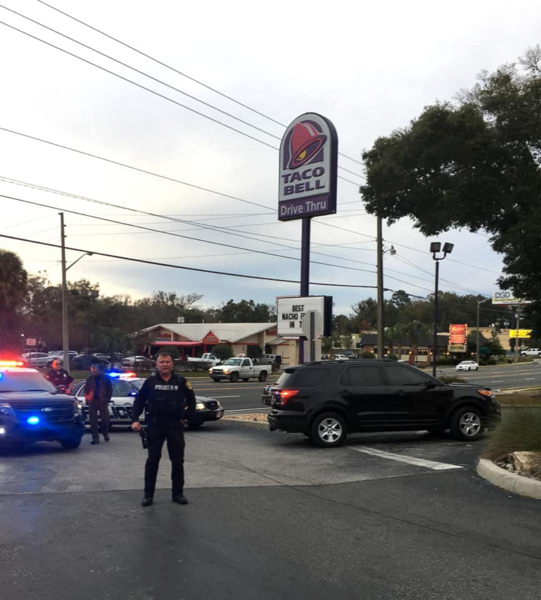 PHOTO: The Ocala Police Department removed an authentic WWII hand grenade from a Taco Bell in Ocala, Fla., Jan. 26, 2019.  