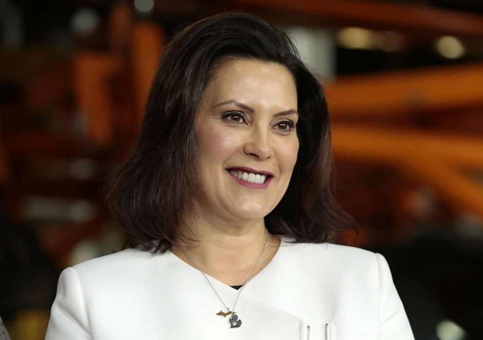 PHOTO: File photo of Michigan Governor Gretchen Whitmer, March 22, 2019.