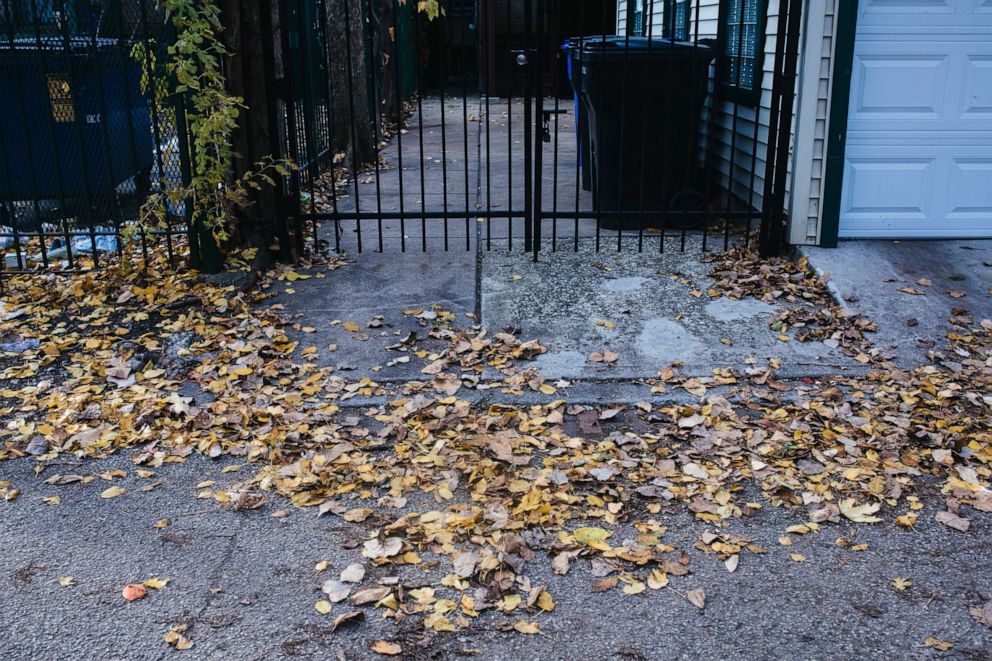 PHOTO: The location where De'Janay Stanton's body was found in 2018, an alley near the 4000 block of Martin Luther King Drive in Chicago, Nov. 19, 2021.