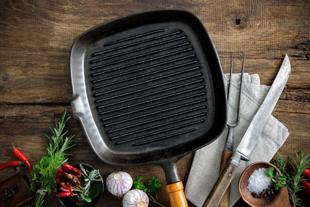 PHOTO: A grill pan with seasonings is seen here in an undated stock photo.