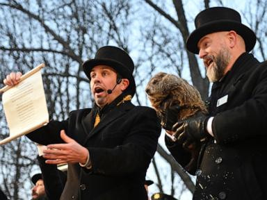 Punxsutawney Phil predicts 6 more weeks of winter on Groundhog Day