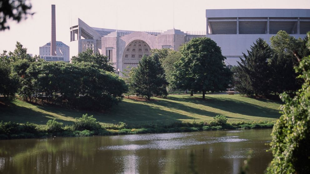 PHOTO: A general view of the Ohio State Buckeyes campus in Columbus, Ohio.