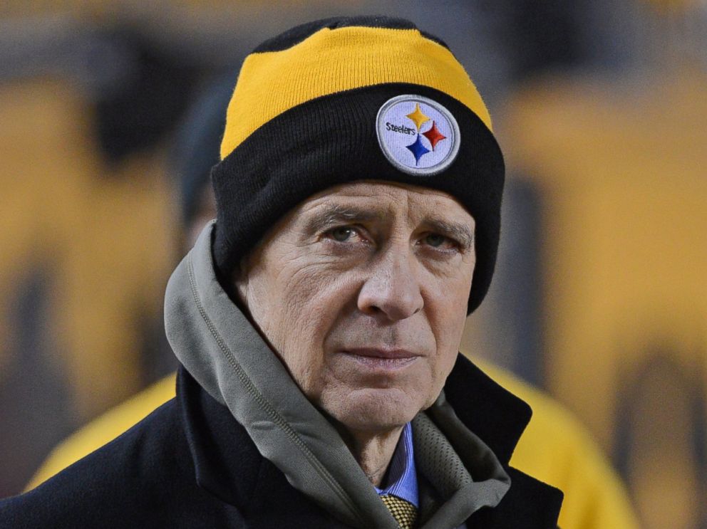 PHOTO: Team president Arthur J. Rooney II of the Pittsburgh Steelers looks on from the sideline before a game against the Cincinnati Bengals at Heinz Field on December 15, 2013 in Pittsburgh, Pennsylvania.