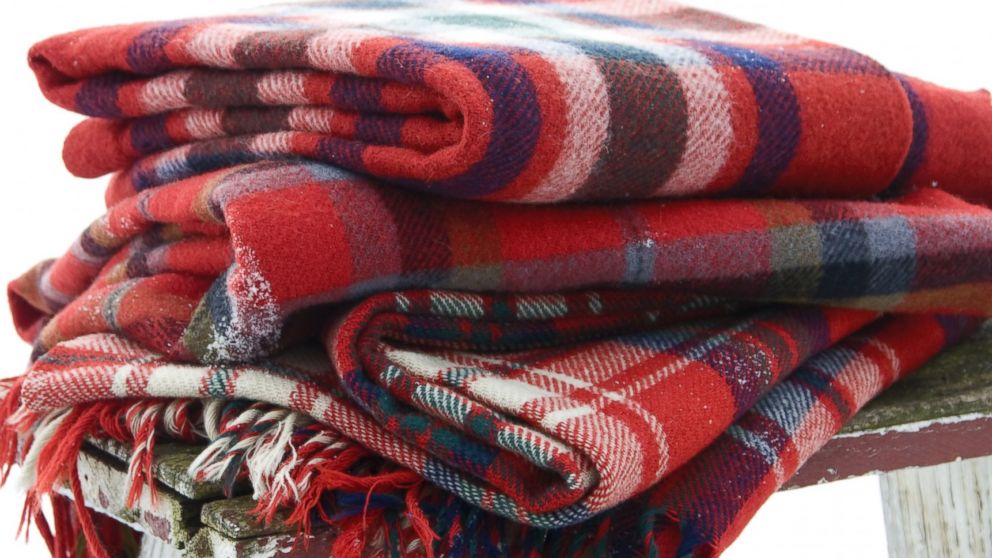 PHOTO: Always keep your mouth covered with a warm scarf when you're outside in the snow.