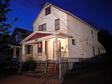 PHOTO: In the house Gina DeJesus, Amanda Berry and Michelle Knight were held captive at Ariel Castros Cleveland home pictured here.