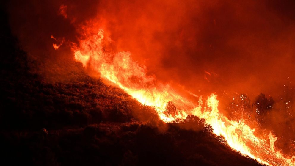 Hundreds Evacuated as Loma Fire Tears Through California Mountains