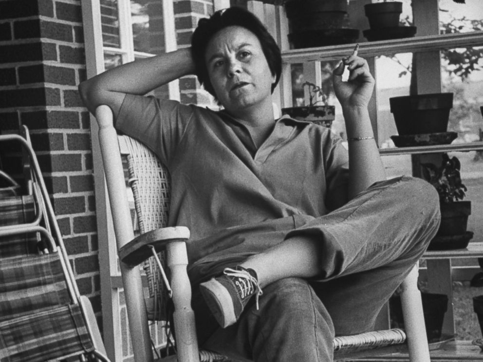 PHOTO: Author of To Kill a Mockingbird, Harper Lee, is pictured while visiting her home town in 1961.