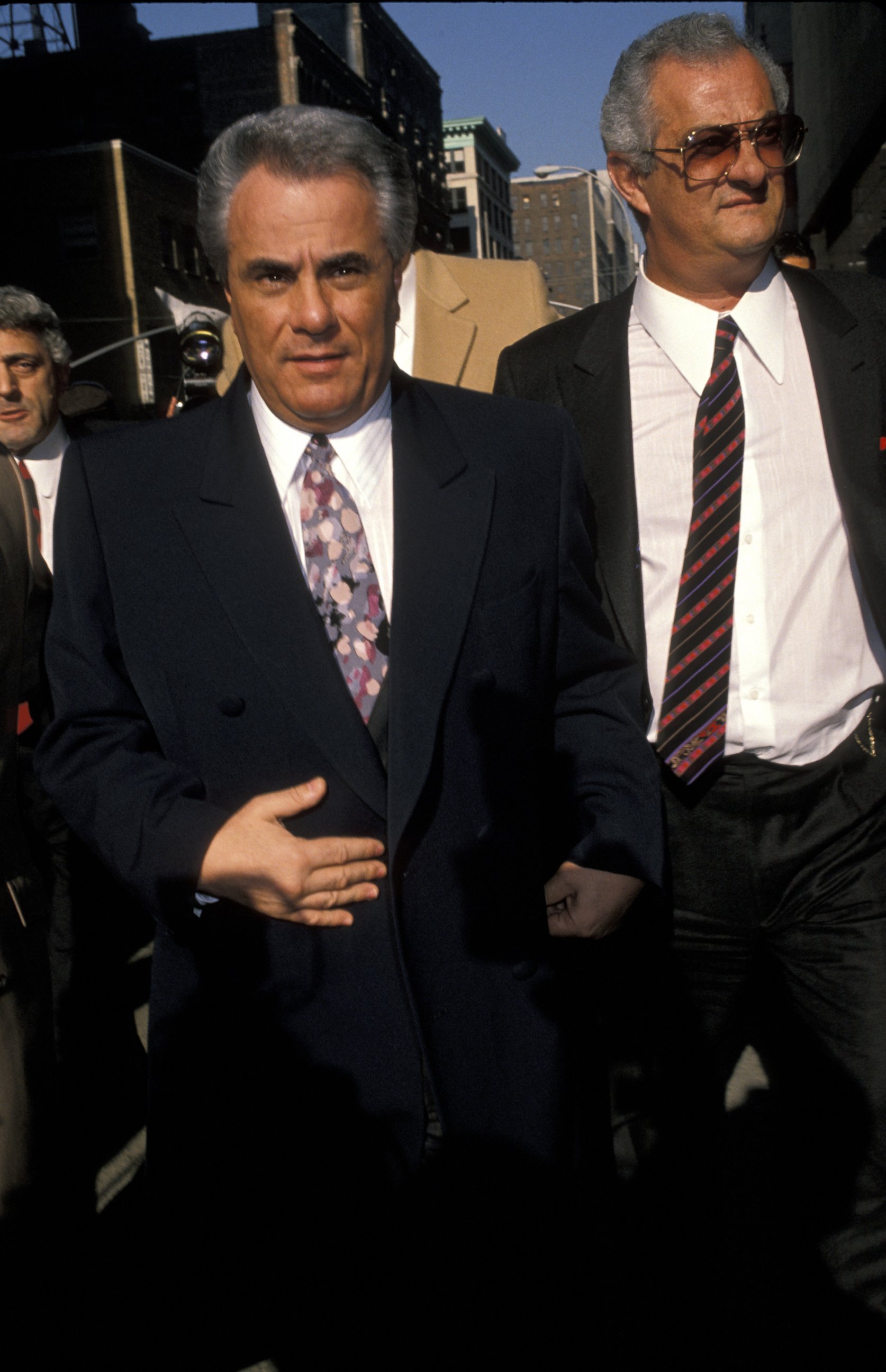 PHOTO: John Gotti appears for court in New York on Feb. 8, 1990.