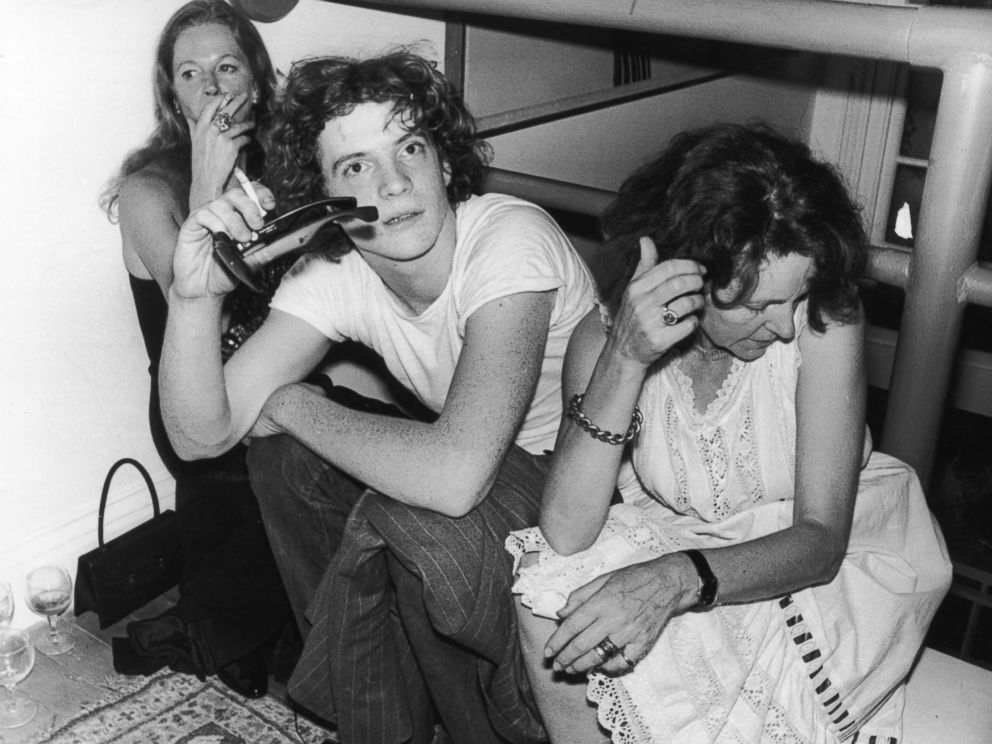 PHOTO: John Paul Getty III, grandson of oil billionaire J. Paul Getty, at a party hosted by Andy Warhol, June 1976.