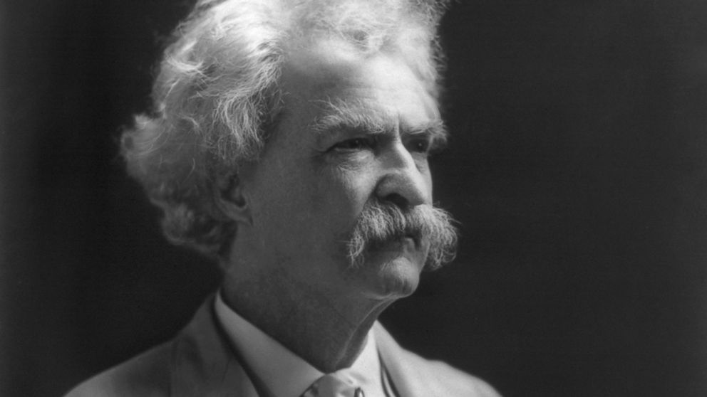 An undated portrait of author Mark Twain. 