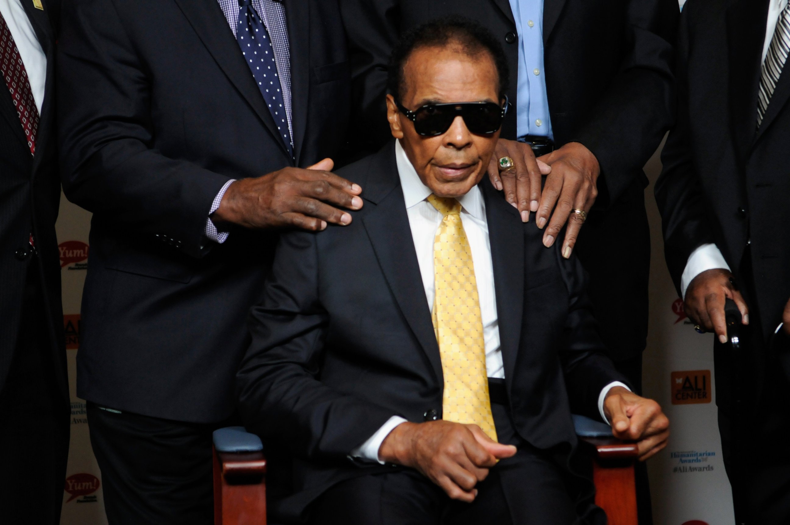 PHOTO: Muhammad Ali attends the 2014 Muhammad Ali Humanitarian Awards at the Louisville Marriott Downtown on Sept. 27, 2014 in Louisville, Kentucky.