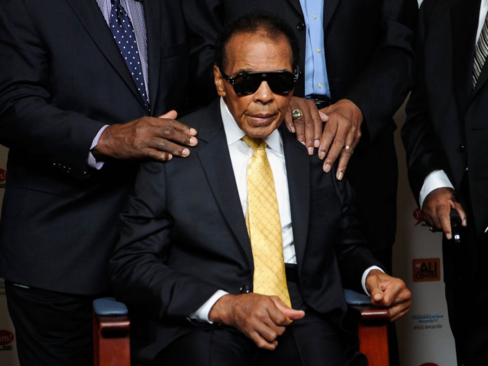 PHOTO: Muhammad Ali attends the 2014 Muhammad Ali Humanitarian Awards at the Louisville Marriott Downtown on Sept. 27, 2014 in Louisville, Kentucky.
