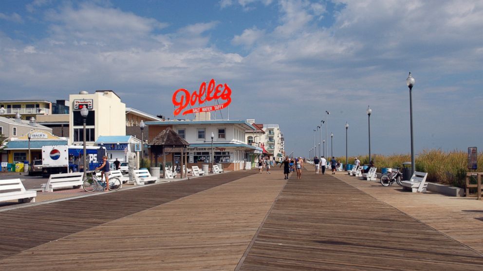 The boardwalk at Rehoboth Beach, Delaware, Aug. 26, 2011. 