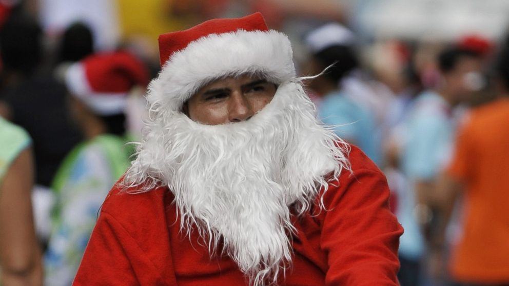 What race deals is santa claus