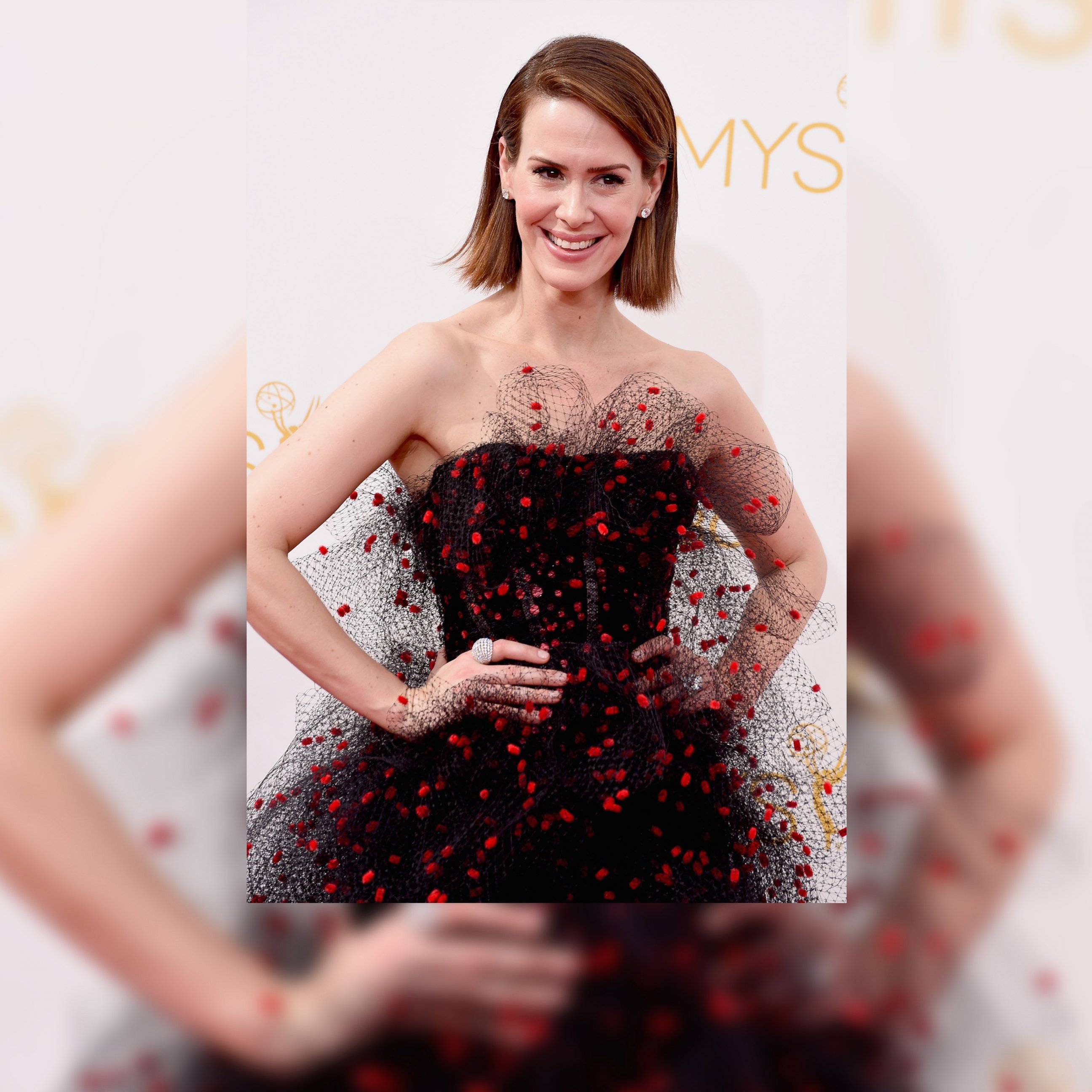 PHOTO: Actress Sarah Paulson attends the 66th Annual Primetime Emmy Awards held at Nokia Theatre L.A. Live on August 25, 2014 in Los Angeles, Calif.