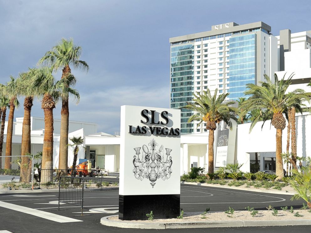 PHOTO: A general view of the exterior as SLS Las Vegas prepares to open after a renovation of the legendary Sahara Hotel & Casino on August 21, 2014 in Las Vegas.