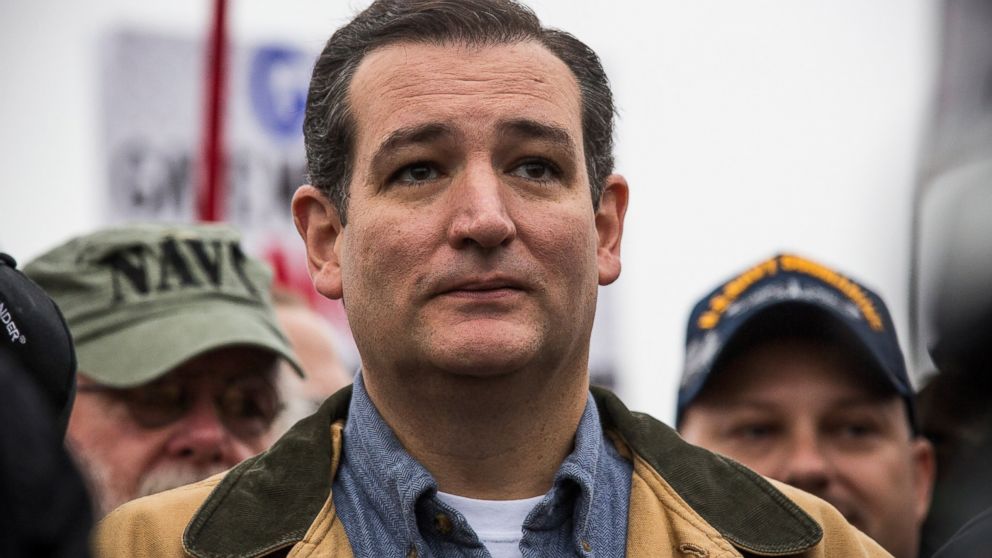 Sen. Ted Cruz speaks at a rally supported by military veterans, Tea Party activists and Republicans, regarding the government shutdown on October 13, 2013 in Washington, DC.
