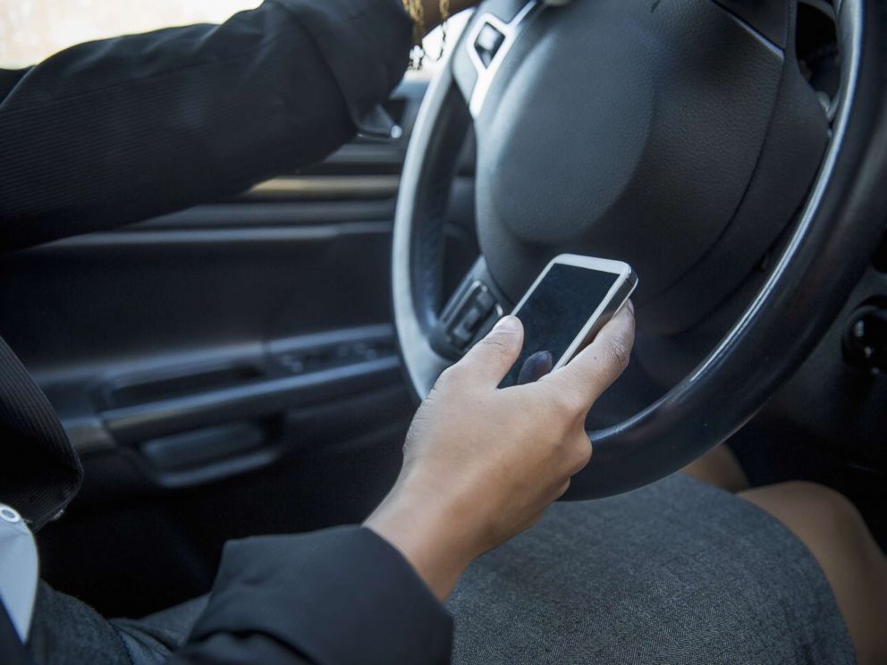 PHOTO: A women appears to text while driving in this undated file photo.