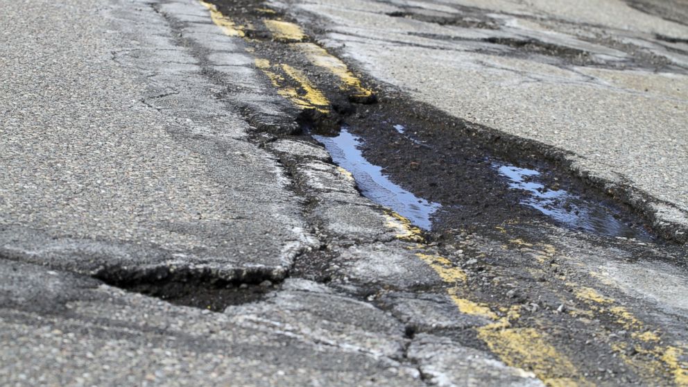 A new study by TRIP, a nonprofit transportation research group, has found that one in four urban roads is in poor condition and that those potholes and cracked pavements cost US drivers a little more than $1,000 a year in extra car maintenance.

