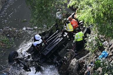 At least 51 are dead after a bus plunged off a bridge in Guatemala