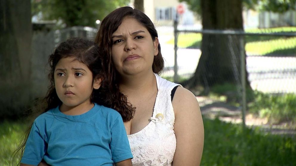 PHOTO: Jessica, a 22-year-old mother from Guatemala, she said was treated inhumanely by immigration officers after she crossed the border into Texas on May 22 and was separated from her 5-year-old daughter for days.