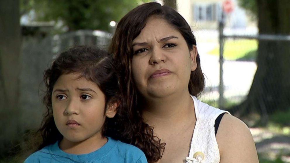 PHOTO: Jessica, a 22-year-old mother from Guatemala, she said was treated inhumanely by immigration officers after she crossed the border into Texas on May 22 and was separated from her 5-year-old daughter for days.