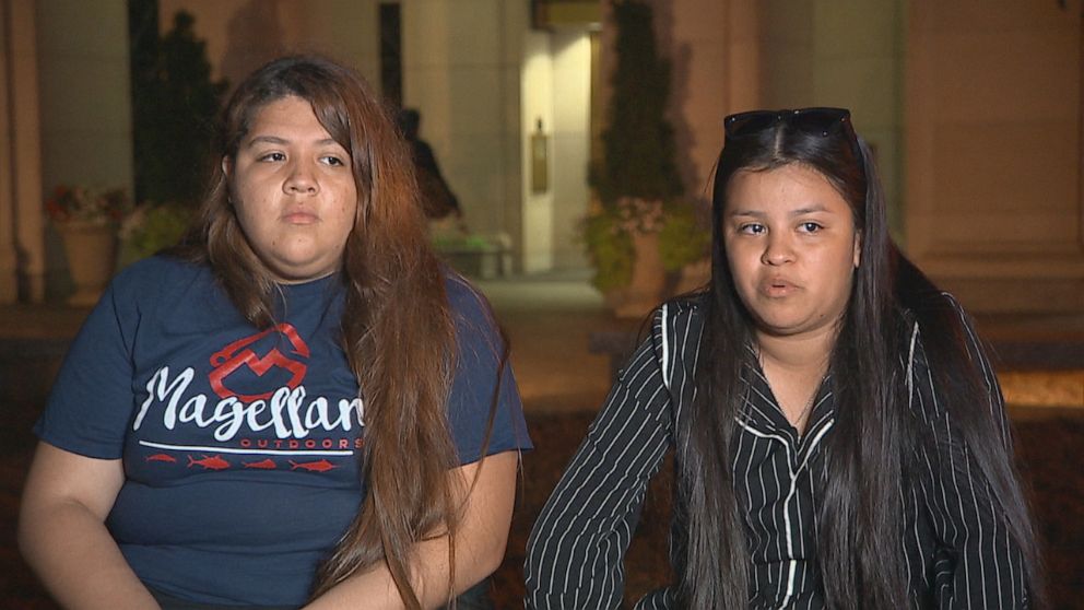 PHOTO: Vanessa's sisters Mayra (L) and Lupe Guillen.