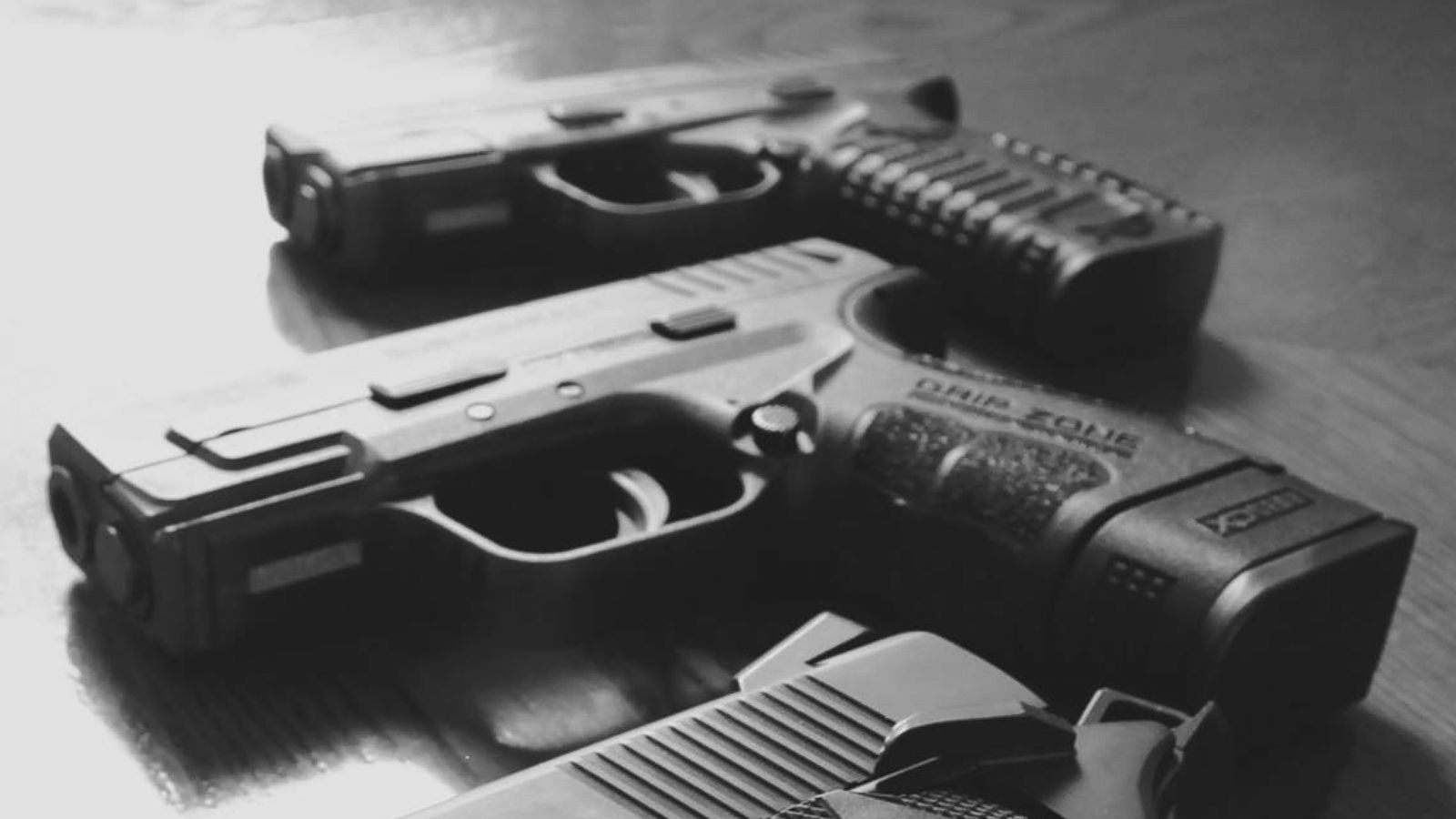 PHOTO: An undated stock photo of guns.