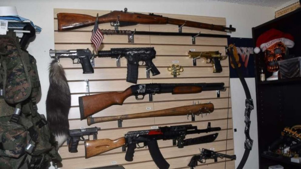 Authorities found an arsenal of weapons inside the home of Dunedin, Fla., resident Randall Drake while conducting a child pornography investigation, according to the Pinellas County Sheriff's Office.  