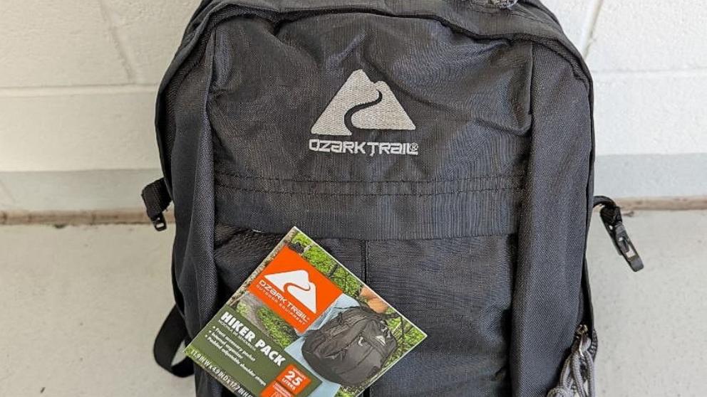 PHOTO: A backpack sits in this handout image, part of new visuals the FBI released regarding the investigation into Nancy Guthrie's disappearance.