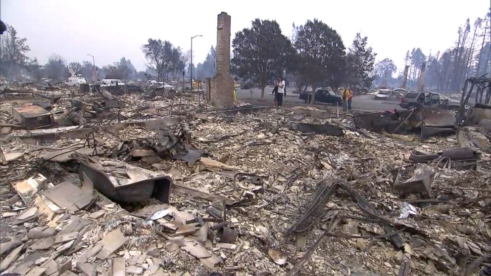 PHOTO: One Northern California woman who saved everything to buy her house is forced to start over now that her entire home was destroyed from a wildfire.