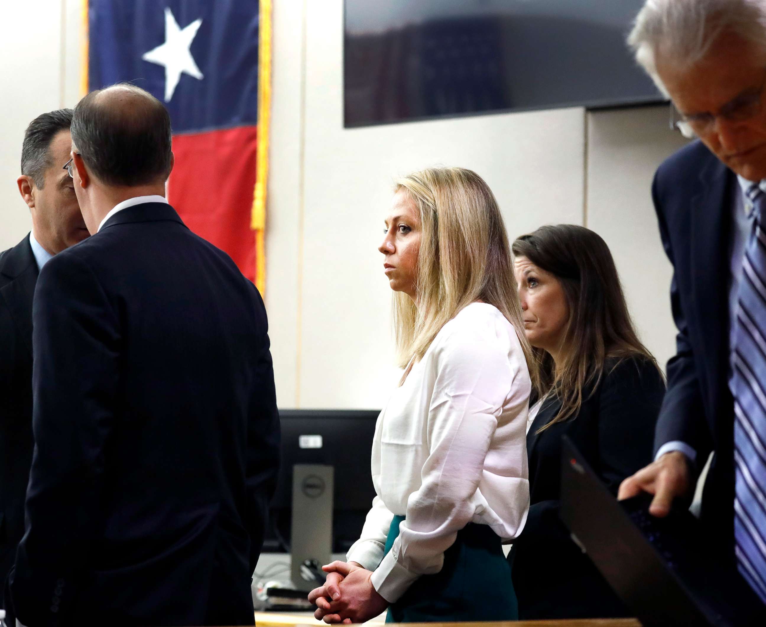 PHOTO: Former Dallas police officer Amber Guyger appears at the Frank Crowley Courts Building in Dallas, Texas, Sept. 28, 2019. 